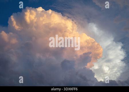 Storm Clouds in Dallas, Texas Stock Photo