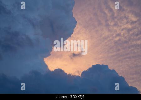 Storm Clouds in Dallas, Texas Stock Photo