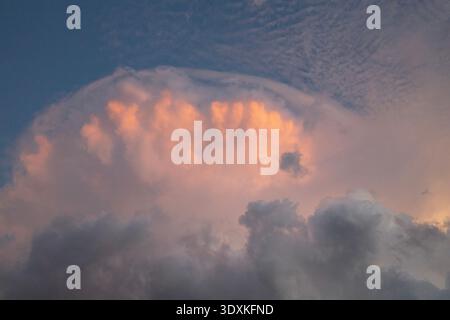 Storm Clouds in Dallas, Texas Stock Photo