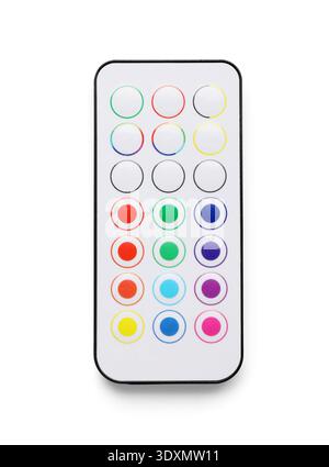 Remote controller for lighting on white background Stock Photo