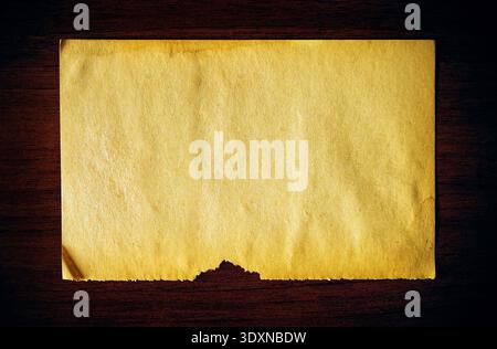 Old and Vintage Paper with a Frame Stock Photo