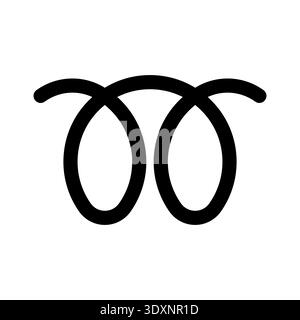 Engine Glow Plug Sign. Vector Illustration. Stock Vector