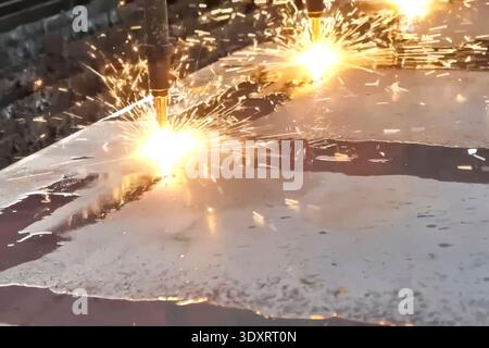 CNC welding machine with water cooling. Stock Photo