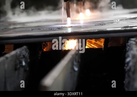 CNC welding machine with water cooling. Stock Photo