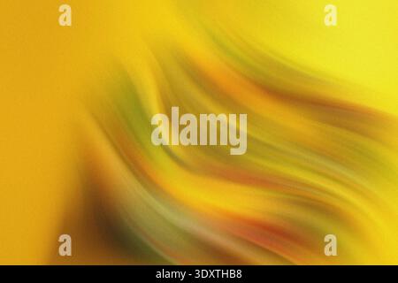 Abstract blurry yellow background with soft curves and smooth gradients creating a dreamy atmosphere Stock Photo