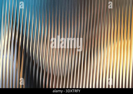 Abstract blurred background with shades of blue brown and yellow creating a dreamy and soft aesthetic Stock Photo