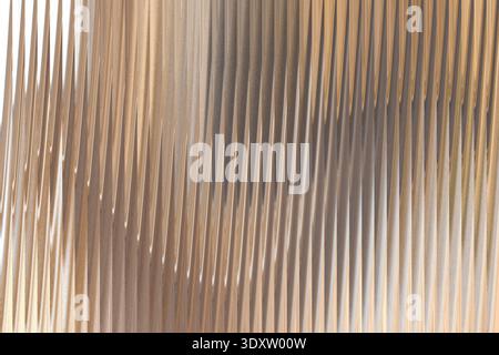 Close up view of a blurred tan and brown abstract background with soft lighting and smooth textures Stock Photo