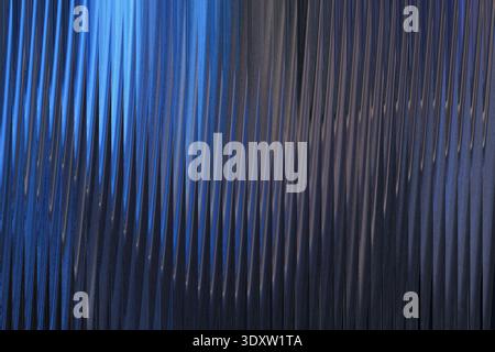 Abstract blue and gray gradient background with blurred lines and soft light transitions visible here Stock Photo