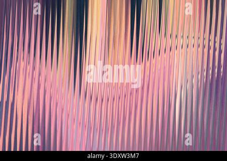 Abstract background with flowing lines in shades of pink purple and gold creating a dynamic composition Stock Photo