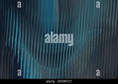 Abstract background featuring shades of blue and green with blurred vertical lines and soft gradients Stock Photo