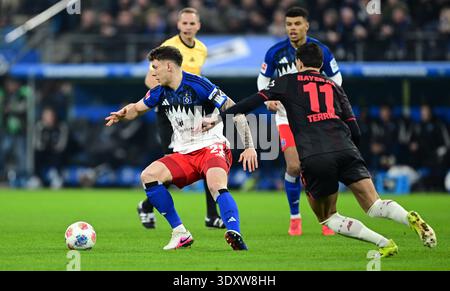 from left Nicolai Remberg, Martin Adeline (HSV Hamburg) Hamburg ...
