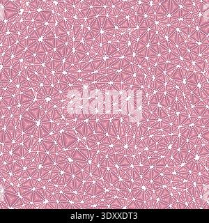 Minimal geometric background. Small triangle sizes. Multiple repeated inner triangles. One-tone colored style. Repeatable pattern. Stock Vector