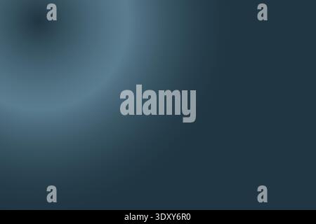 Dusty Blue to Deep Storm Teal Pastel Gradient Wallpaper Stock Vector