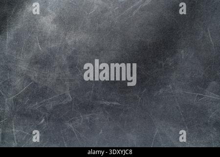 black leather texture closeup detailed background Stock Photo