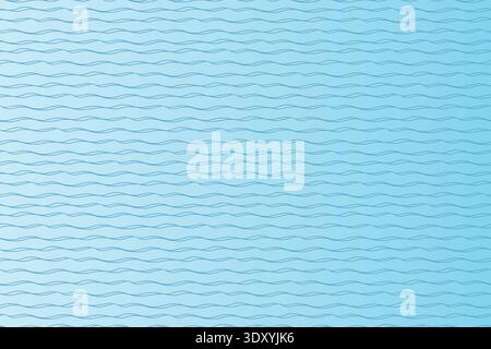 Blue Gradient Wave Line Pattern Background Stock Vector