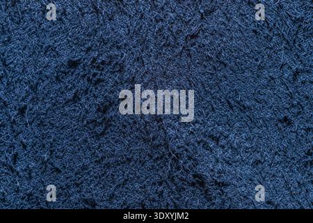 blue suede texture closeup detailed background Stock Photo