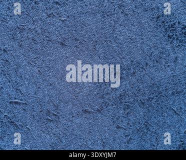 blue suede texture closeup detailed background Stock Photo