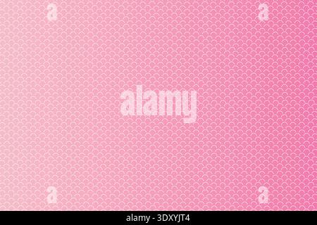 Pink Gradient Scallop Pattern Background Stock Vector