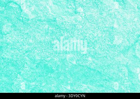 Beautiful pastel aqua color texture. Light teal abstract grainy background Stock Photo