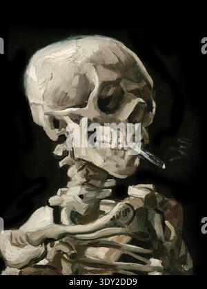 skeleton smoking a cigarette van gogh Vincent van Gogh – Skull with Burning Cigarette 1886. 32.0 x 24.5 cm Stock Photo skeleton smoking a cigarette van gogh Vincent van Gogh – Skull with Burning Cigarette 1886. 32.0 x 24.5 cm Stock Photo