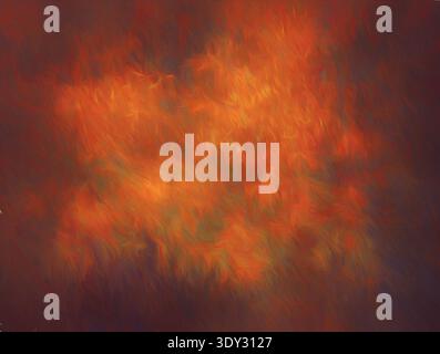 An abstract of a red fame background. Stock Photo