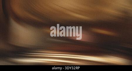 Abstract flowing golden fabric with subtle light reflections creating a luxurious and elegant texture Stock Photo