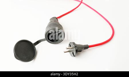 An electrical extension cord Stock Photo