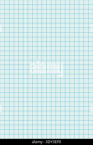 Millimeter grid paper. Lined sheet of abstract squared background with color graph. Geometric pattern for school, wallpaper, textures, notebook Stock Vector
