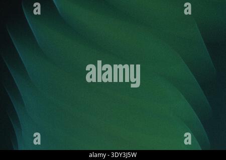 Gradient Teal and Black Abstract Waves Stock Photo
