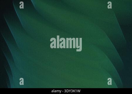 Gradient Teal and Black Abstract Waves Stock Photo