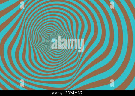 Swirl hypnotic color wave pattern. Monochrome abstract background. Vector flat geometric illustration.Template design for banner, website, template Stock Vector