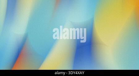 a smooth gradient of blue and orange hues creating an abstract visual experience Stock Photo
