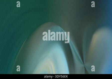 Abstract teal and white gradient background with blurred textures and soft lighting creating a calming effect Stock Photo