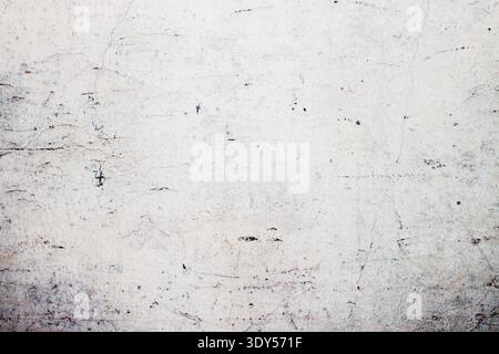 Minimalist white concrete wall texture with subtle scratches and empty copy space Stock Photo