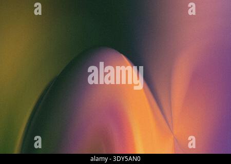 Abstract blurred gradient background with soft transitions of purple orange green and yellow colors Stock Photo