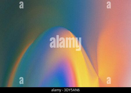 Abstract iridescent light play featuring soft gradients and ethereal glow creating a dreamy atmosphere effect Stock Photo