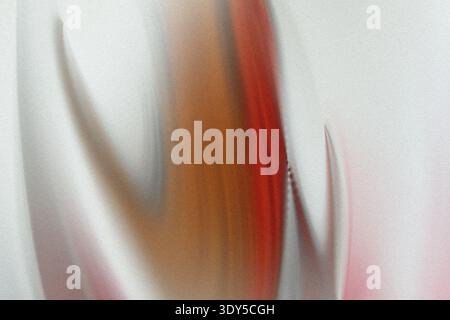 Abstract art featuring blurred red brown and white colors creating a dynamic and textured composition Stock Photo