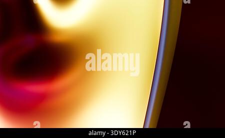Abstract flowing light with colorful gradient background Stock Photo