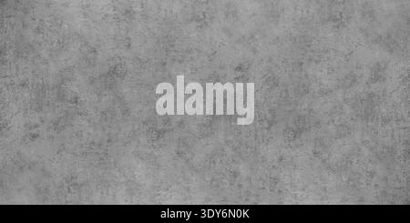 Old gray concrete wall large widescreen texture. Rough cement slab. Abstract grunge banner panoramic textured background Stock Photo