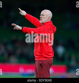 Steve Tandy, the head coach of Wales rugby mens team during the Wales ...