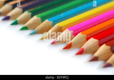 Colored pencils Stock Photo
