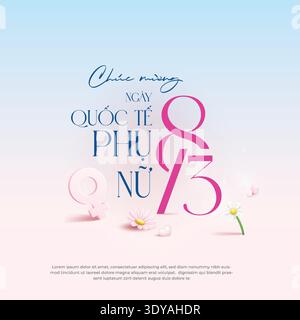 Elegant International Womens Day Social Media  Stock Vector