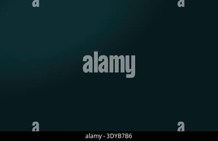 Deep Teal Blue Matte Gradient Wallpaper Stock Vector