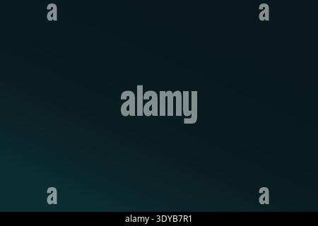 Midnight Teal Matte Gradient Background Stock Vector