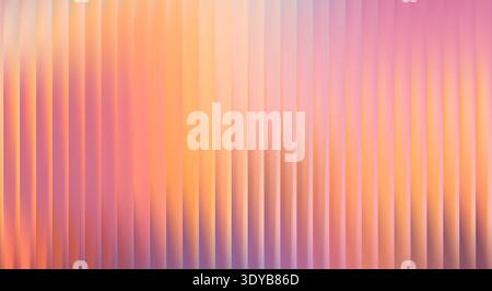 Vector Blurred holographic gradient background. Ribbed glass texture. Stock Vector