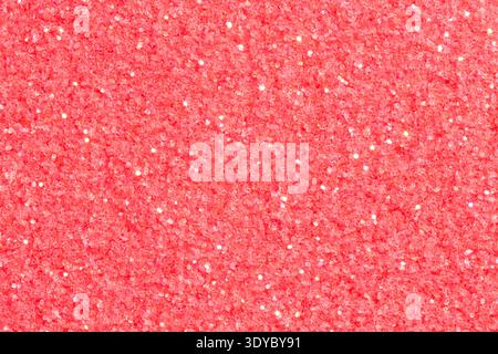 Saturated pink background with glitter. Stock Photo