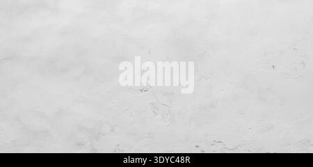 White wall texture or background. White old rough plastered Wall Stock Photo