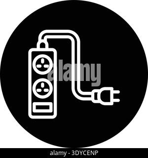 Extension Vector Icon Design Illustration Stock Vector