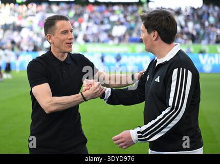 from left: Coach Merlin Polzin (HSV Hamburg), Otto Stange Hamburg ...
