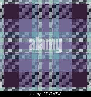 Gift vector plaid check, tiny background texture seamless. Lady pattern textile tartan fabric in pastel and dark colors palette. Stock Vector